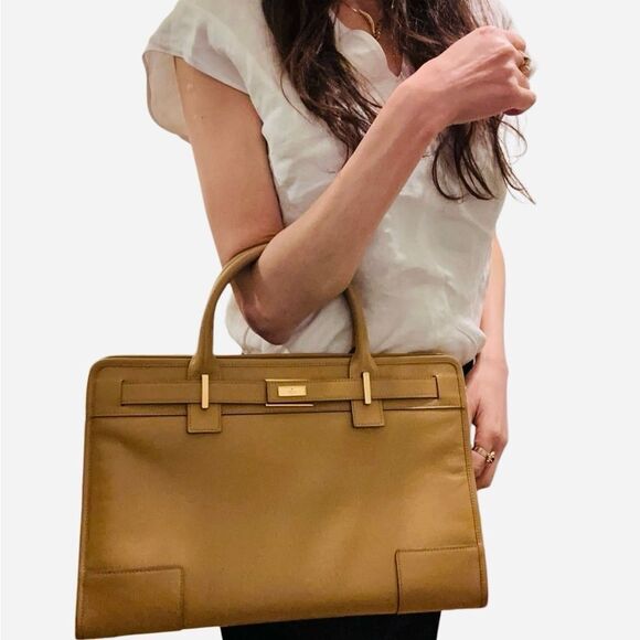 Gucci Kelly Brown Leather Handbag - Picture 15 of 15